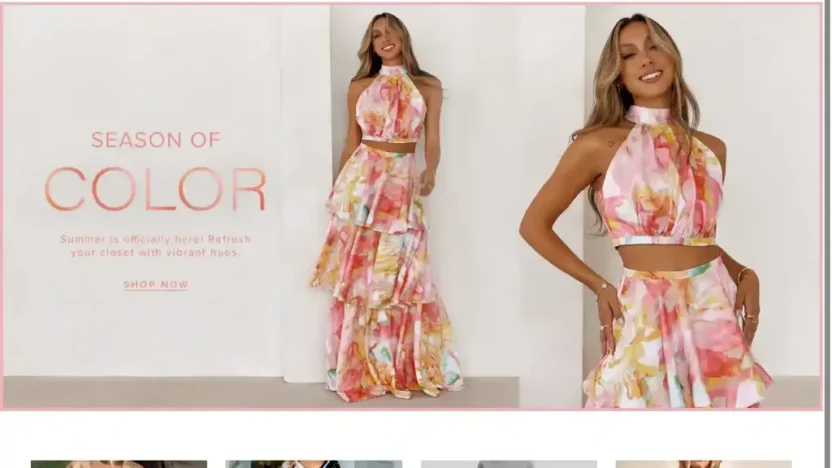 Screenshot of Non-Delivery scam website "Msschic.com"