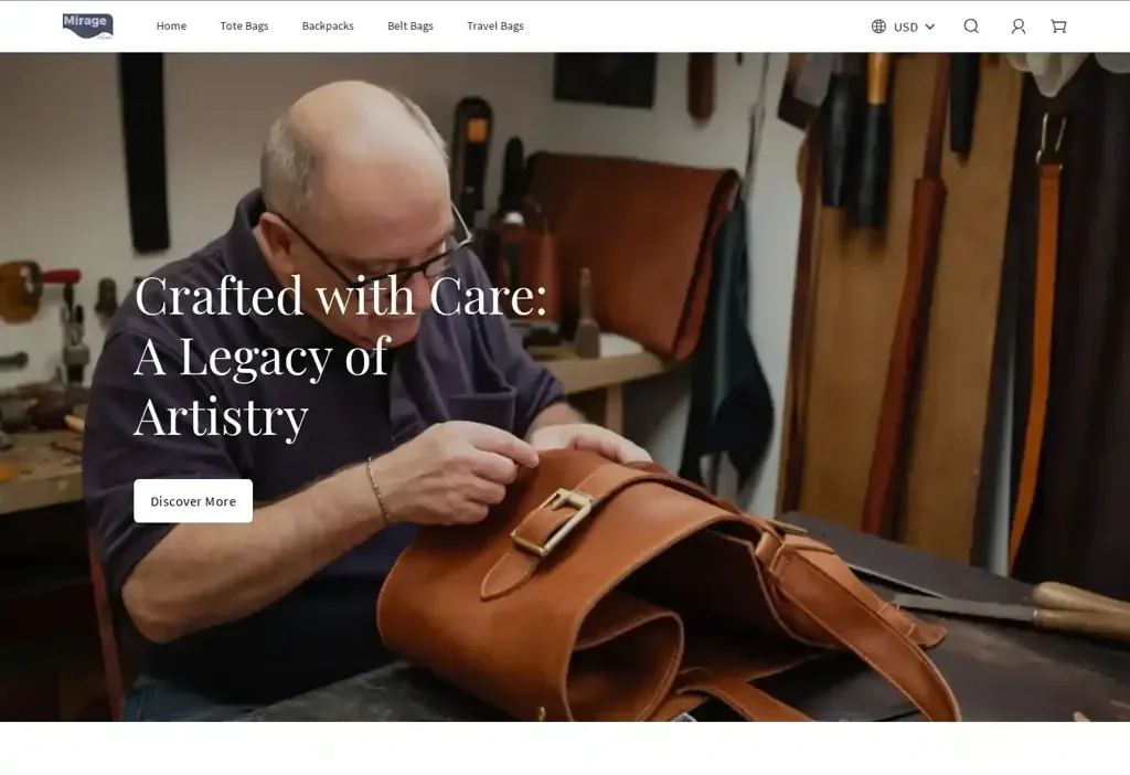 Screenshot of Non-Delivery scam website "Neimanmarcusluxebag.com"