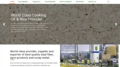 Screenshot of Non-Delivery scam website "Nuafoursectorcompanyltd.com"