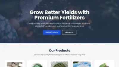 Screenshot of Non-Delivery scam website "Ocifertilizersbv.com"
