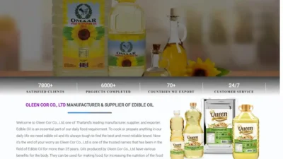 Screenshot of Non-Delivery scam website "Oleencoltd.com"