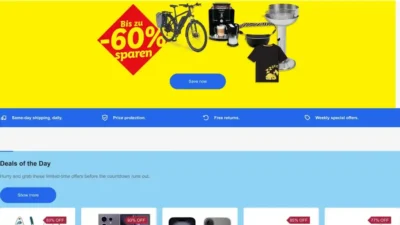 Screenshot of Non-Delivery scam website "Onlinemallsvip.com"