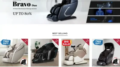 Screenshot of Non-Delivery scam website "Osakyus.shop"