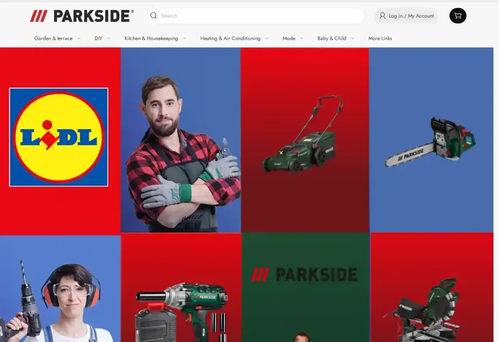 Screenshot of Non-Delivery scam website "Parksldenyneu.com"