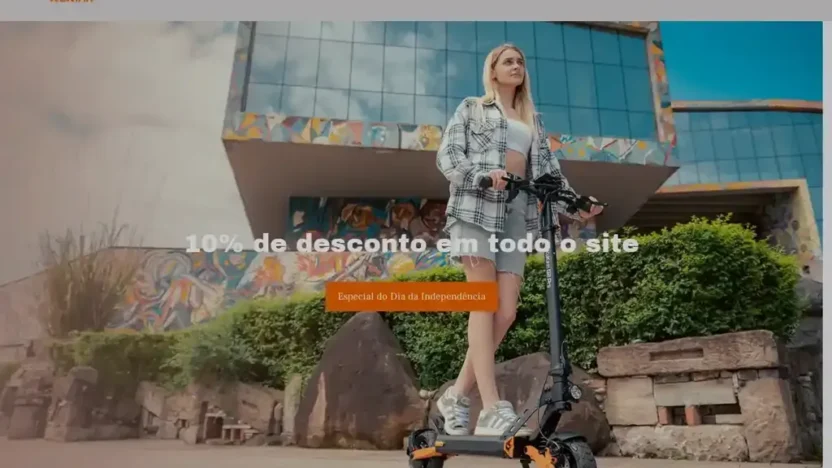 Screenshot of Non-Delivery scam website "Patineteskukirin.com"