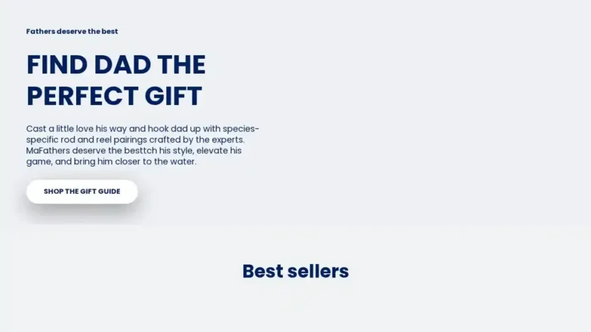 Screenshot of Non-Delivery scam website "Pennfishings.com"