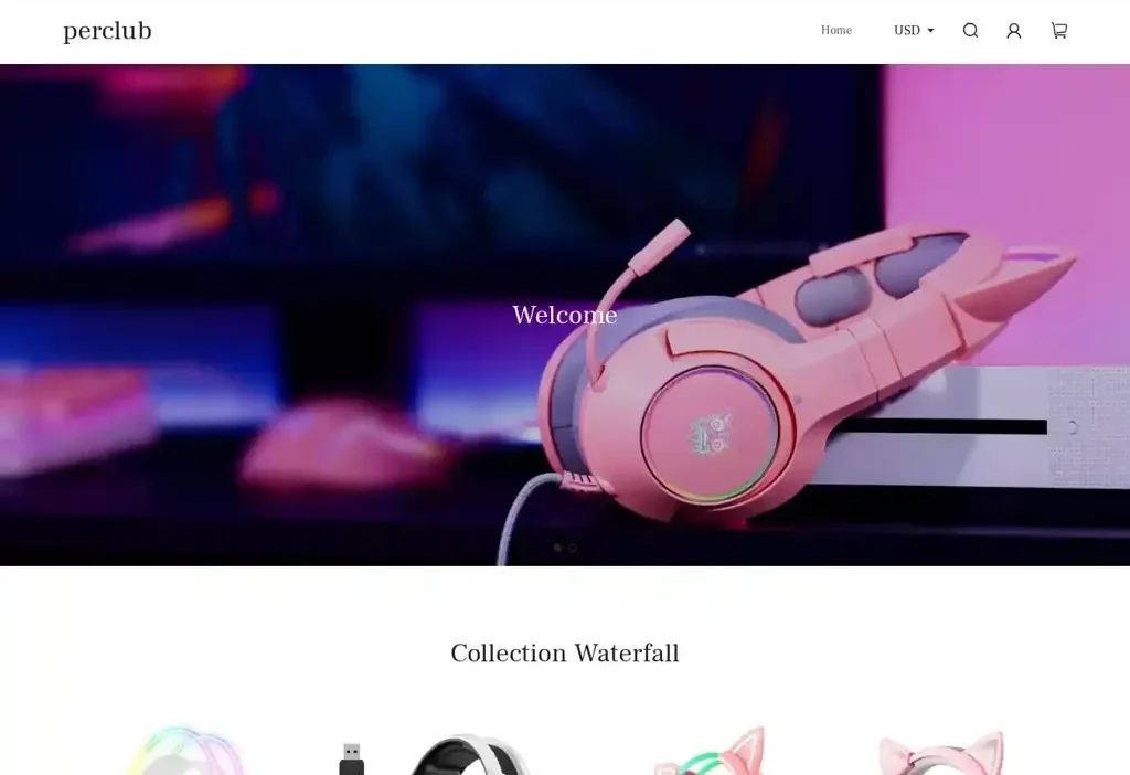 Screenshot of Non-Delivery scam website "Perrshop.com"