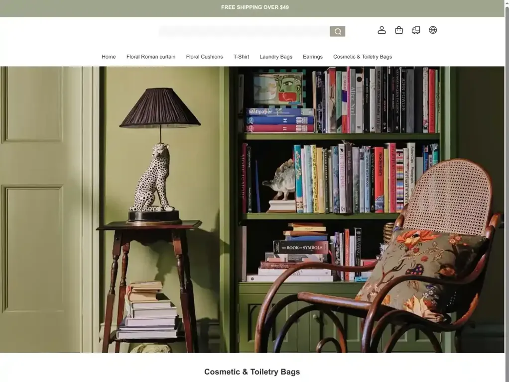 Screenshot of Non-Delivery scam website ""