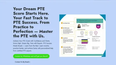 Screenshot of Non-Delivery scam website "Ptesuccessacademy.com"