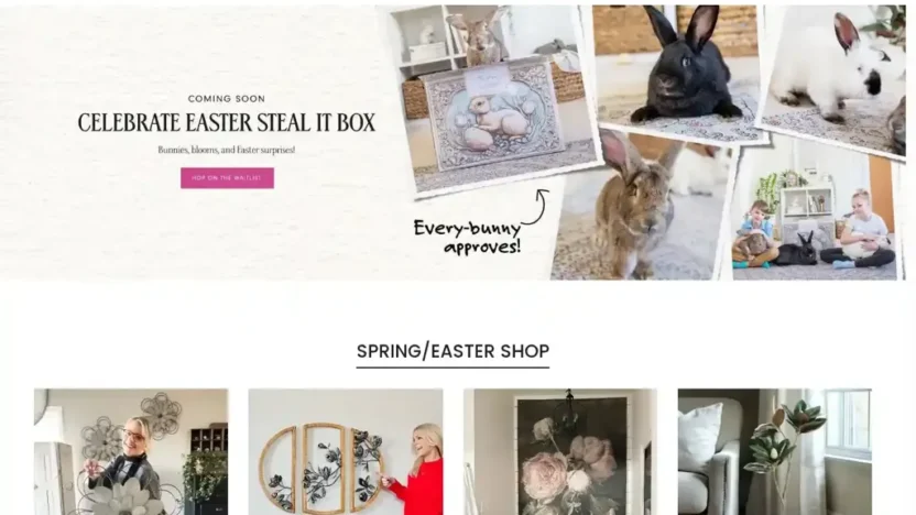Screenshot of Non-Delivery scam website "Pzseasonclearance.shop"