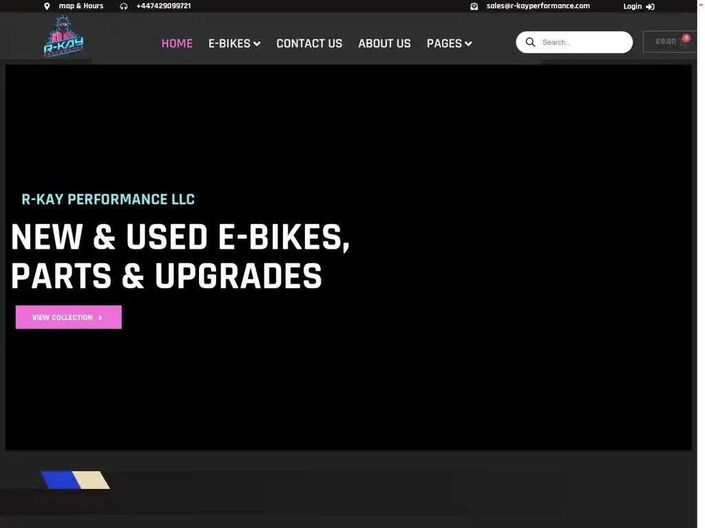 Screenshot of Non-Delivery scam website "Home"