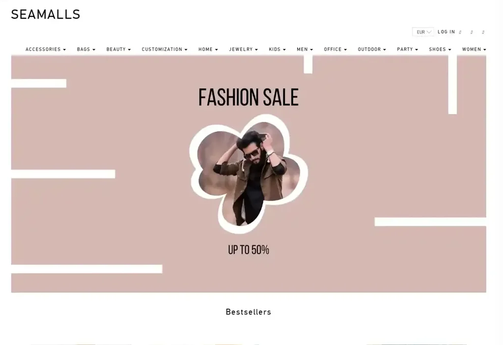 Screenshot of Non-Delivery scam website "Ralph-laurenvip.com"