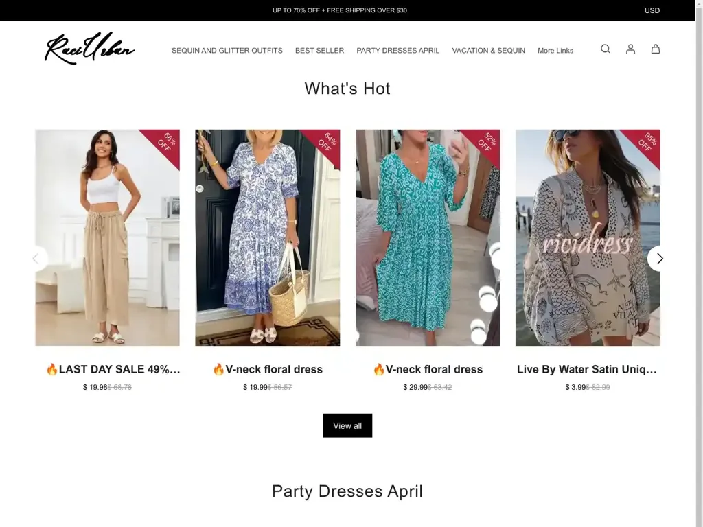 Screenshot of Non-Delivery scam website "500 Internal Server Error"