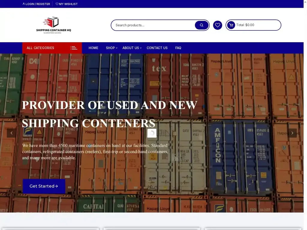 Screenshot of Non-Delivery scam website ""