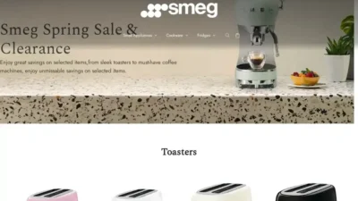 Screenshot of Non-Delivery scam website "Smegsaleeu.shop"