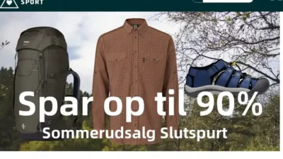 Screenshot of Non-Delivery scam website "Spejderspovip.com"