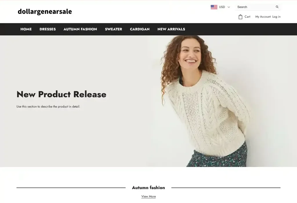 Screenshot of Non-Delivery scam website "Sportworldno.com"