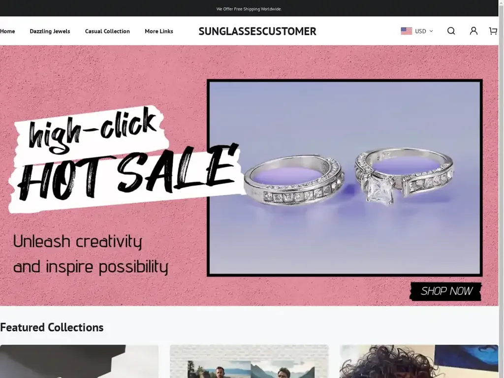 Screenshot of Non-Delivery scam website "500 Internal Server Error"