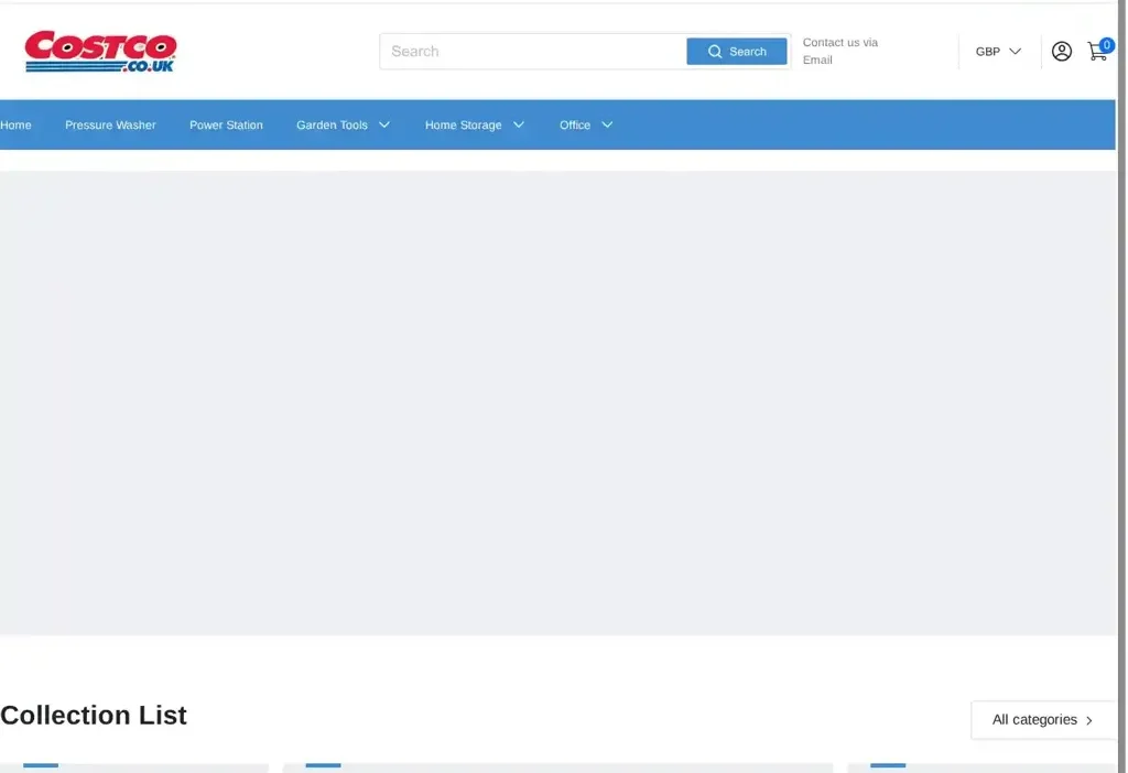 Screenshot of Non-Delivery scam website "Supermarketsvip.shop"