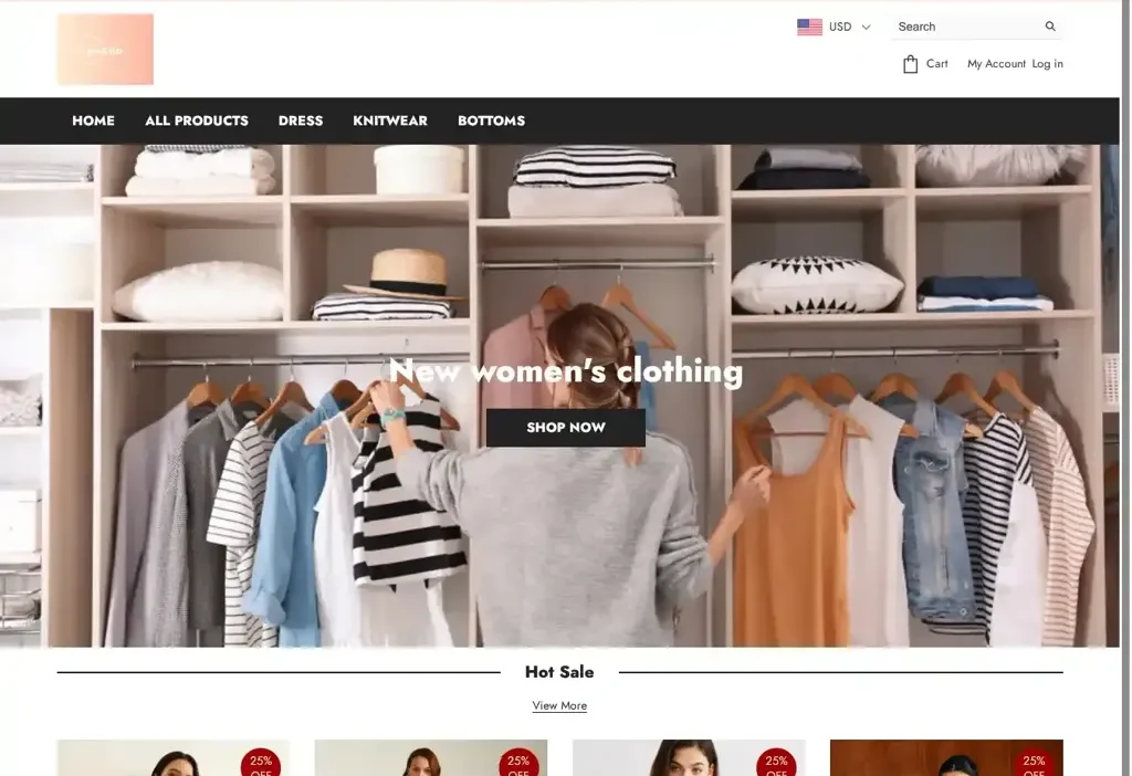 Screenshot of Non-Delivery scam website "Taaopar.shop"