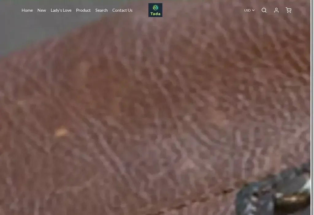 Screenshot of Non-Delivery scam website "Tadaonlinetrade.com"