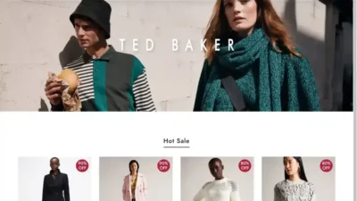 Screenshot of Non-Delivery scam website "Tedstore.shop"