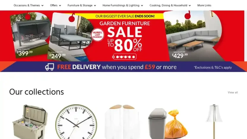 Screenshot of Non-Delivery scam website "Tharangeuk.com"