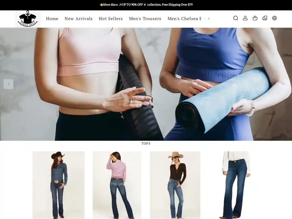 Screenshot of Non-Delivery scam website ""
