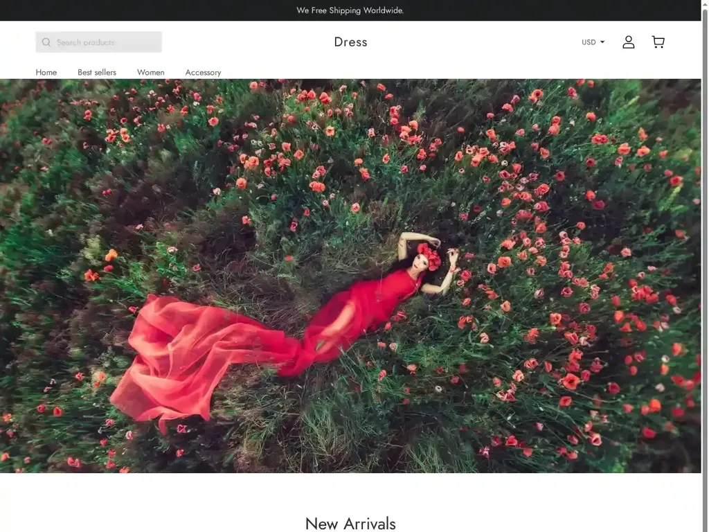 Screenshot of Non-Delivery scam website "500 Internal Server Error"