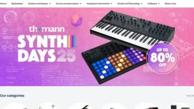 Screenshot of Non-Delivery scam website "Thomannde.shop"