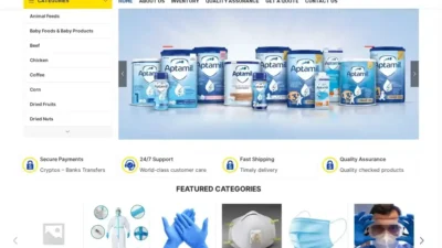 Screenshot of Non-Delivery scam website "Turesgruppens.com"