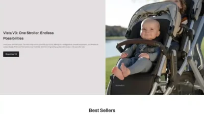 Screenshot of Non-Delivery scam website "Uppababyus.com"