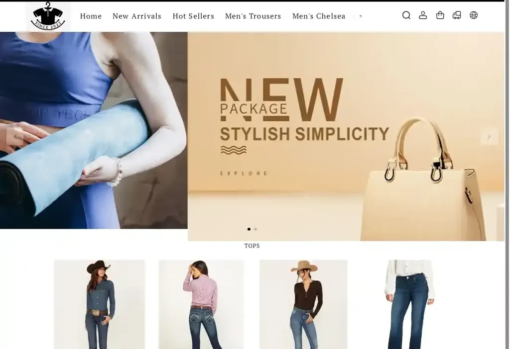 Screenshot of Non-Delivery scam website "Ussprayground.com"