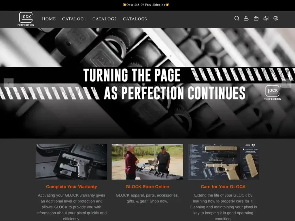 Screenshot of Non-Delivery scam website ""