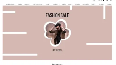 Screenshot of Non-Delivery scam website "Veeneustore.com"