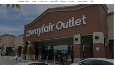 Screenshot of Non-Delivery scam website "Wayclearance.shop"