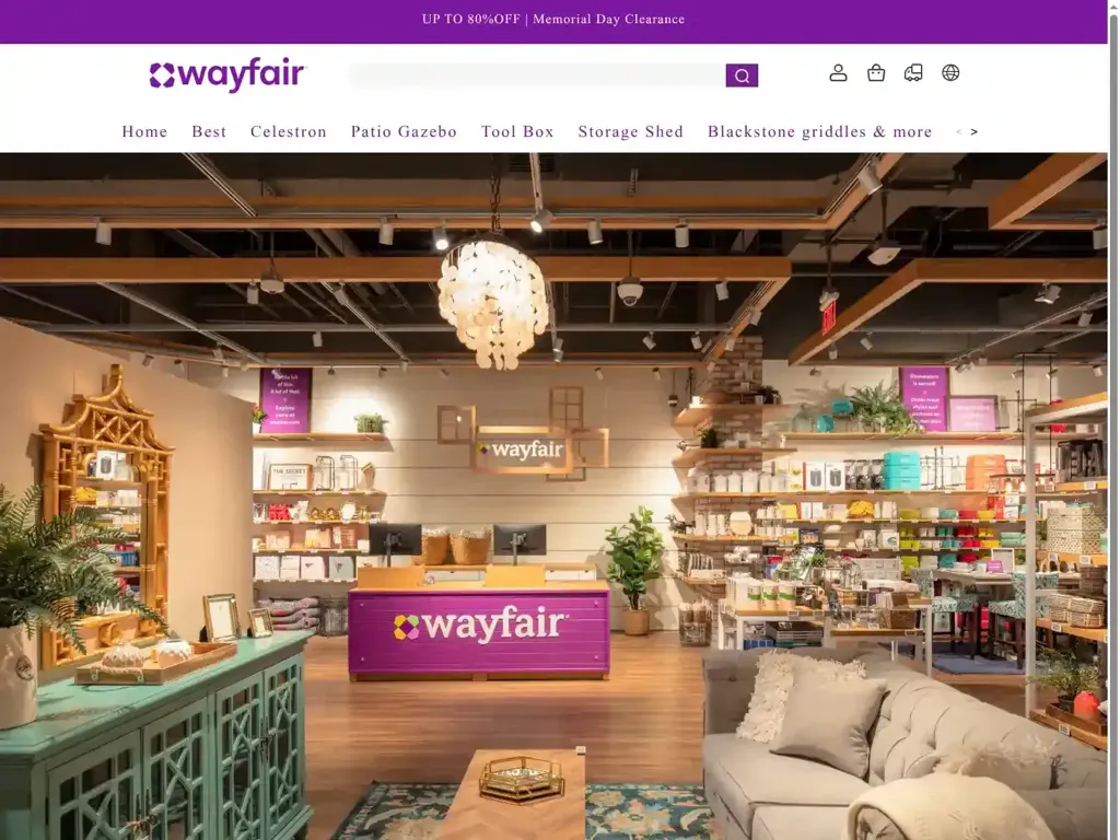 Screenshot of Non-Delivery scam website ""