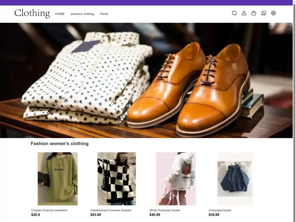 Screenshot of Non-Delivery scam website ""