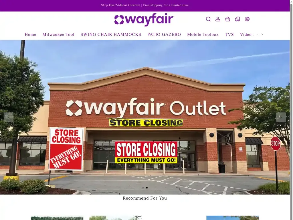 Screenshot of Non-Delivery scam website "Home&Furnishing! Deals on Everything for Your Home!"