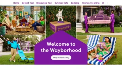 Screenshot of Non-Delivery scam website "Wayfarsupplyco.com"