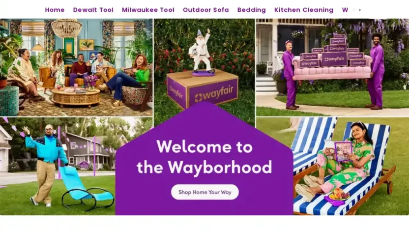 Screenshot of Non-Delivery scam website "Wayfarsupplyco.com"