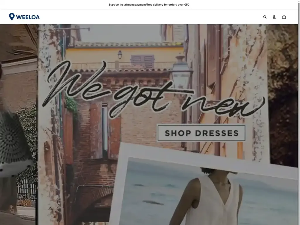 Screenshot of Non-Delivery scam website "My Store"