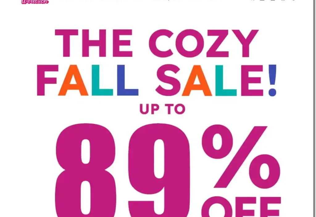 Screenshot of Non-Delivery scam website "Weretuch.com"