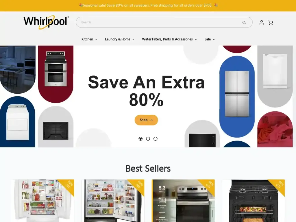Screenshot of Non-Delivery scam website "500 Internal Server Error"