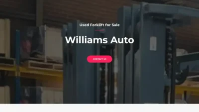 Screenshot of Non-Delivery scam website "Williauto.com"