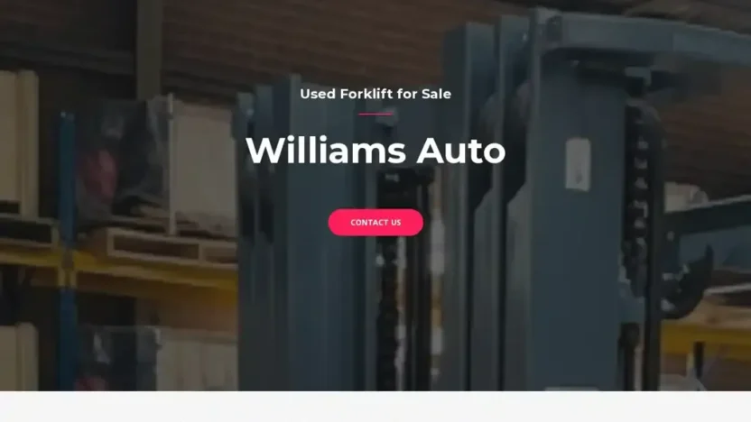 Screenshot of Non-Delivery scam website "Williauto.com"