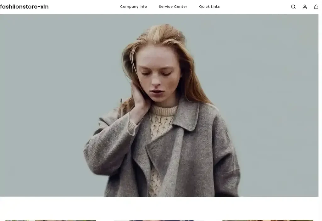 Screenshot of Non-Delivery scam website "Yeasternarimbasin.shop"