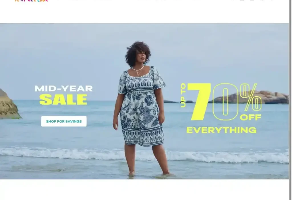 Screenshot of Non-Delivery scam website "Yerfacelook.com"