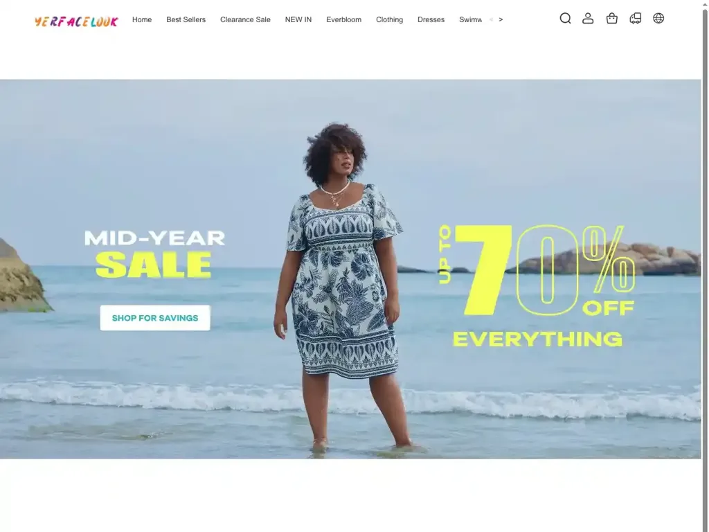 Screenshot of Non-Delivery scam website ""