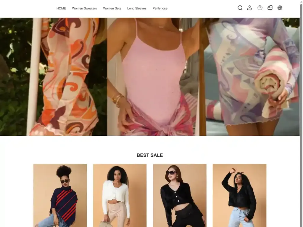 Screenshot of Non-Delivery scam website ""